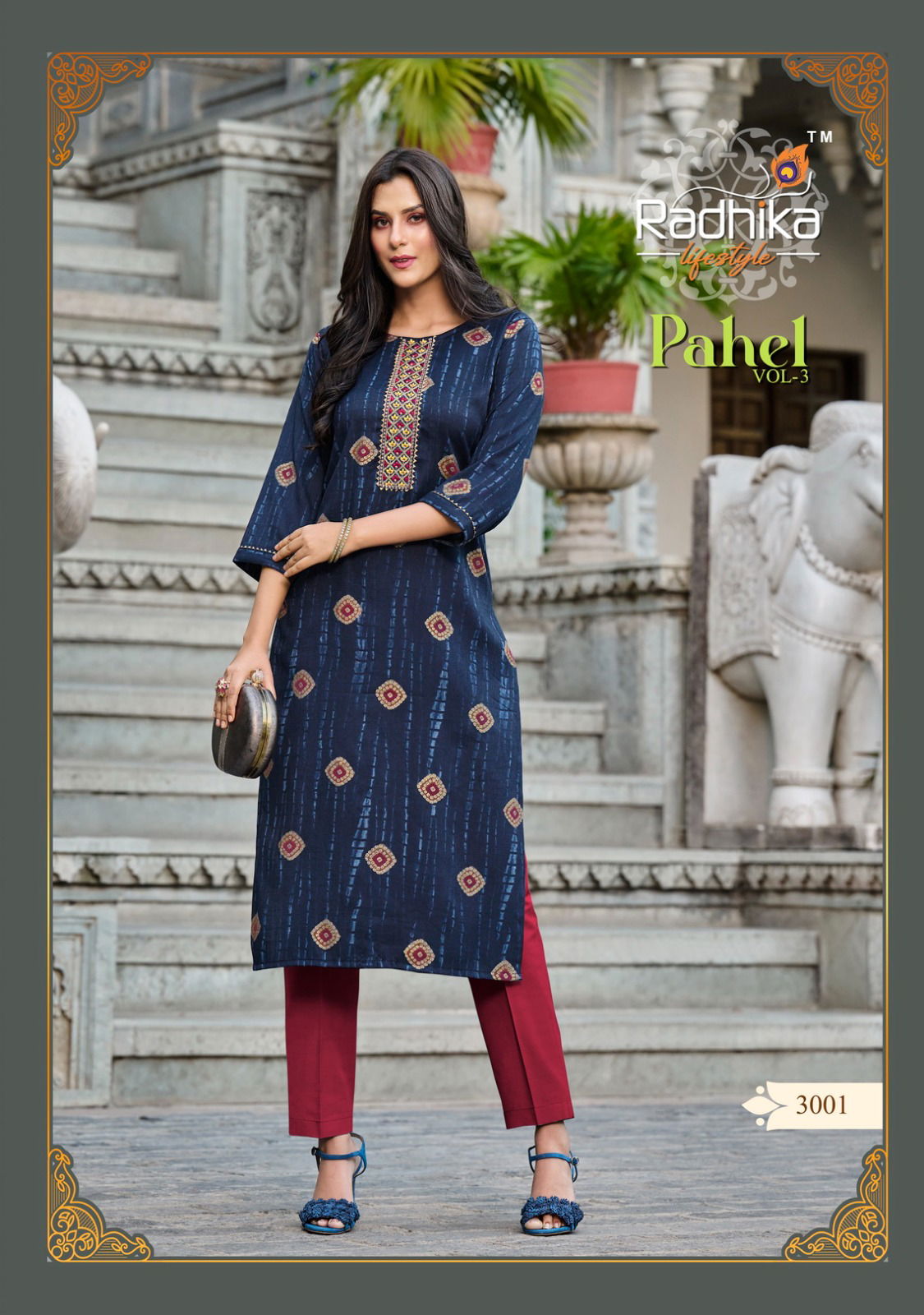 Radhika Pahel Vol 3 Long Designer Kurtis Catalog